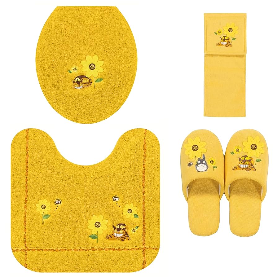 Amazon｜となりのトトロ ねこバス トイレマット セット 4点